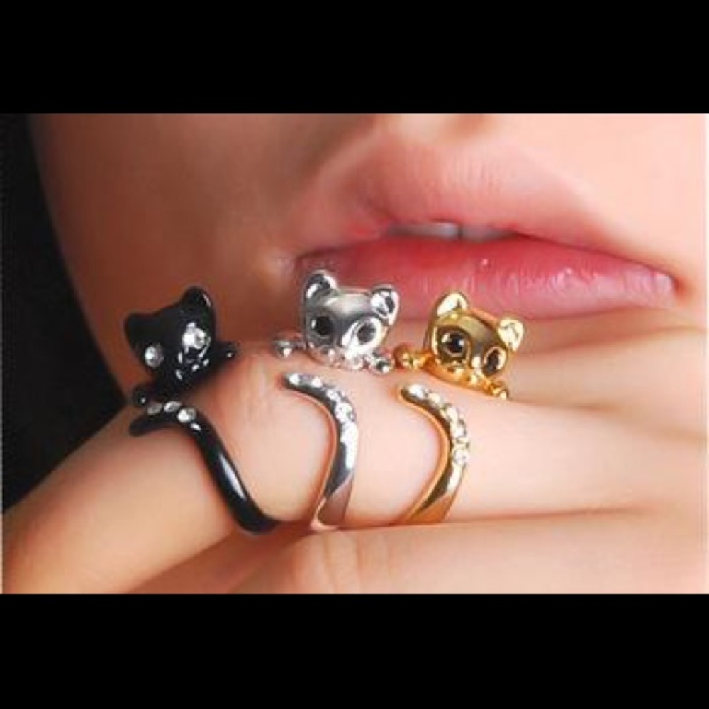 cat π inspired open ring π - Picture 2 of 5